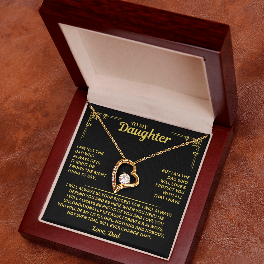 You will always be my little girl - Necklace for Daughter from Dad