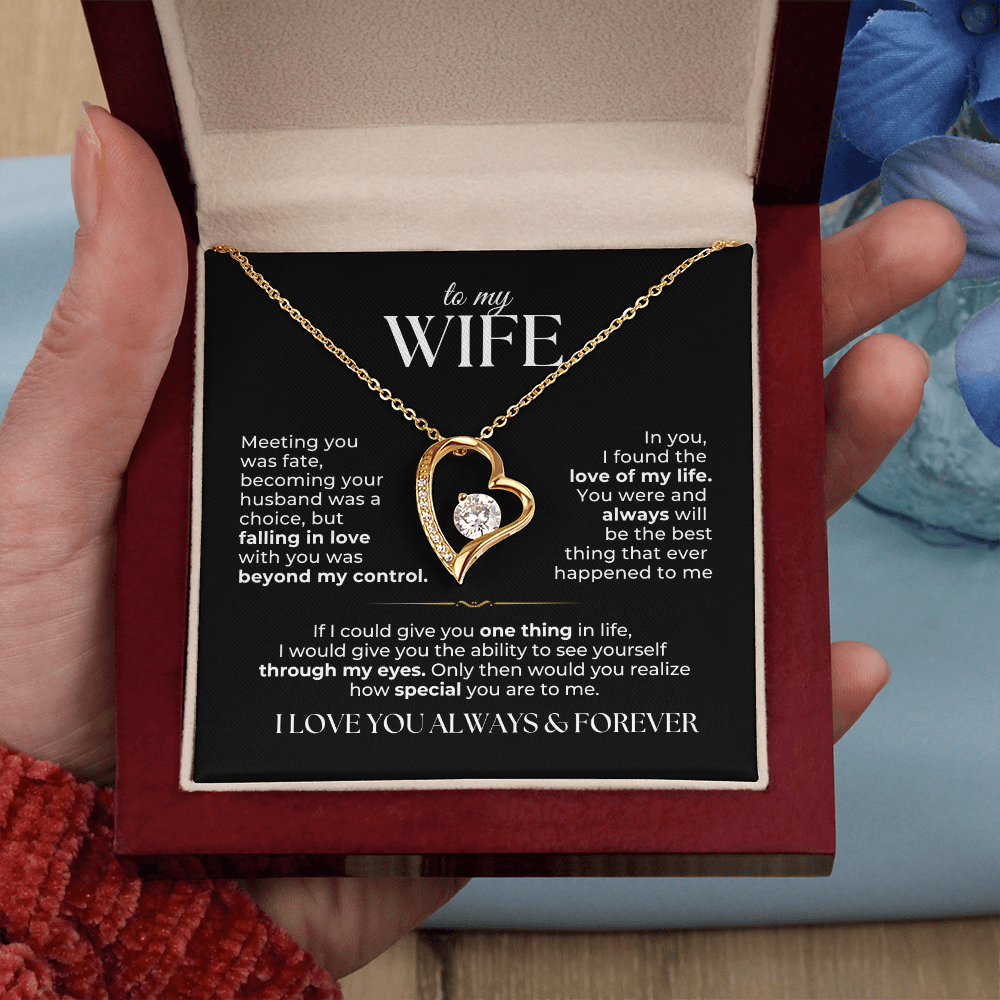 To My Wife - Love Of My Life Necklace