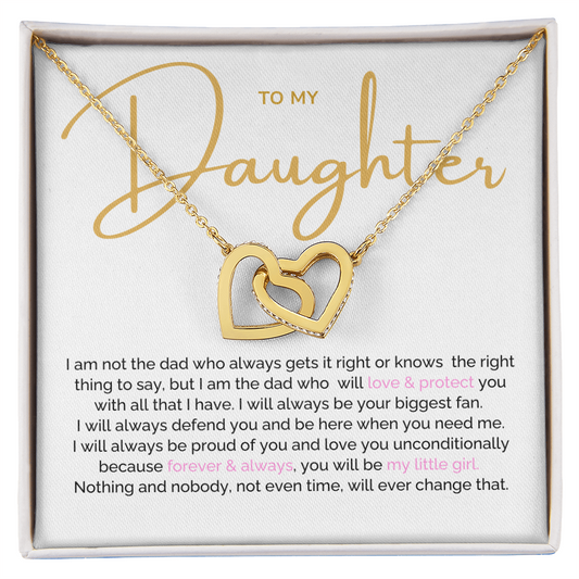 To My Daughter Necklace, Daughter Gift