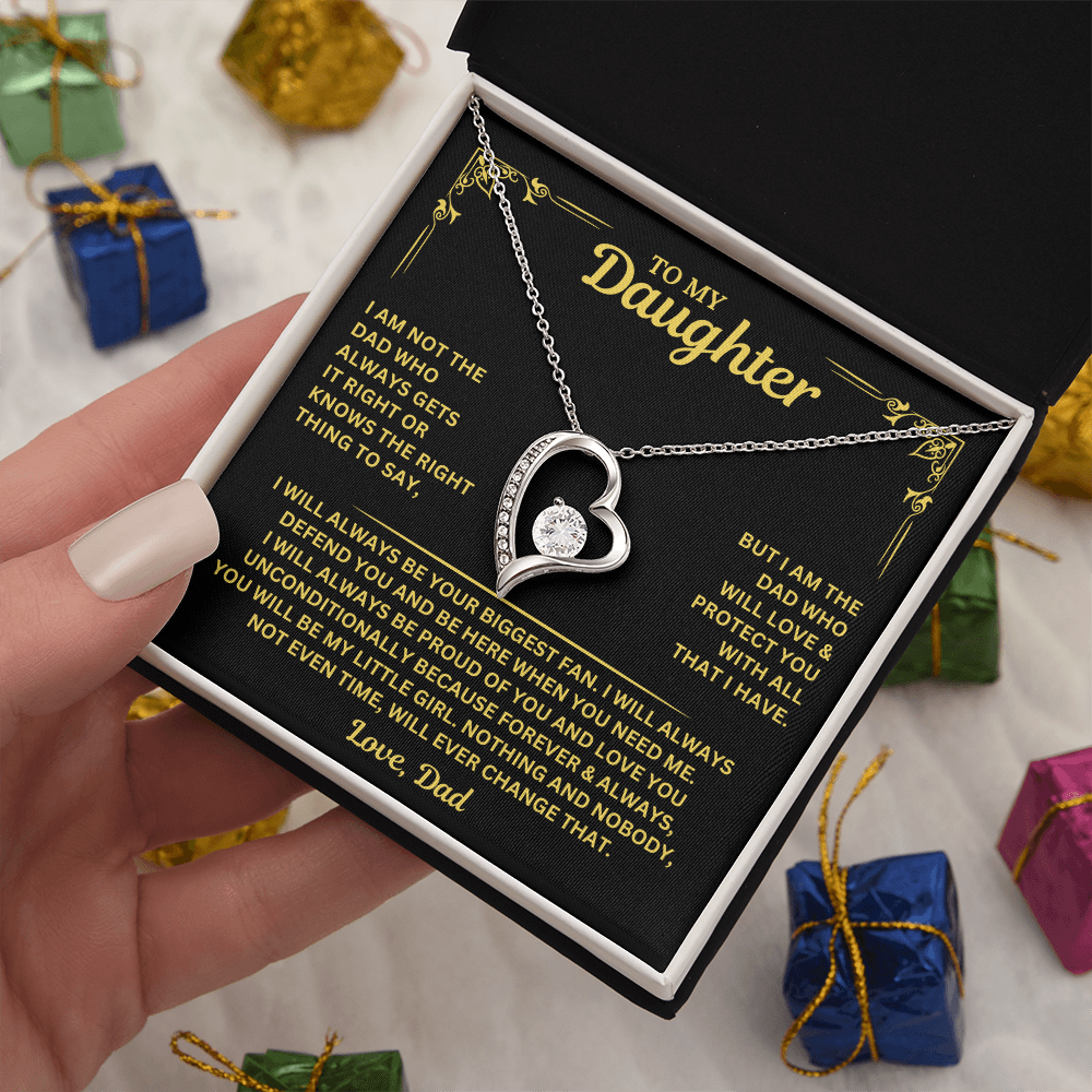 You will always be my little girl - Necklace for Daughter from Dad
