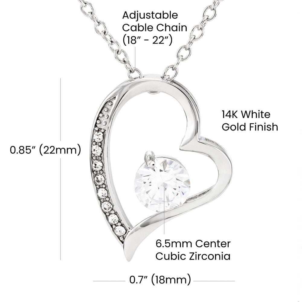 You are the heart of our family - Necklace from Husband To Wife