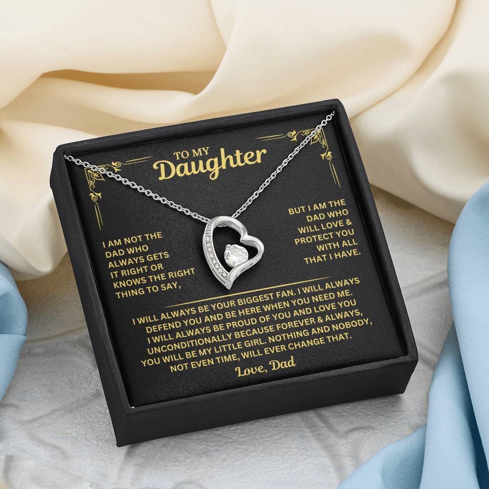 You will always be my little girl - Necklace for Daughter from Dad