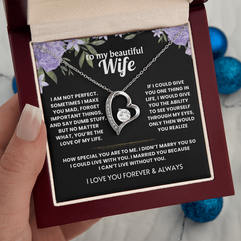 Necklace For My Beautiful Wife - Valentine's Day Special