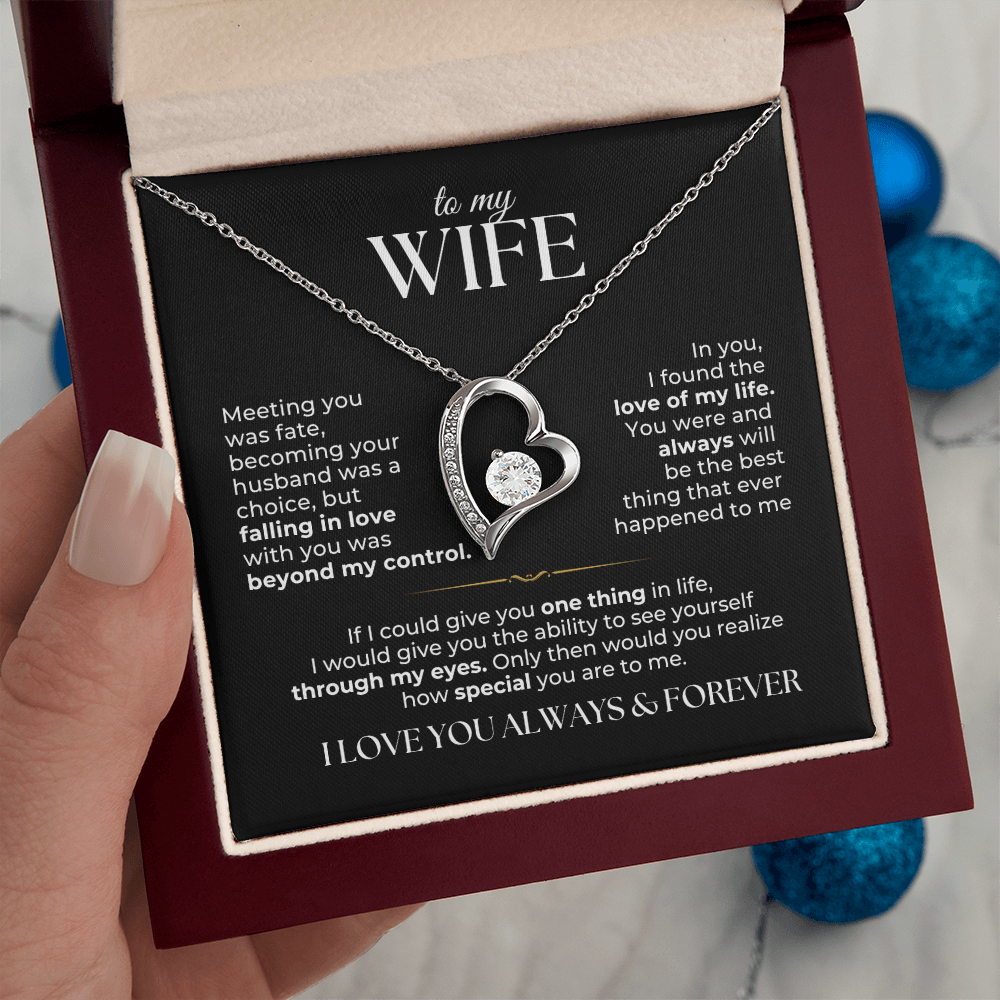 To My Wife - Love Of My Life Necklace