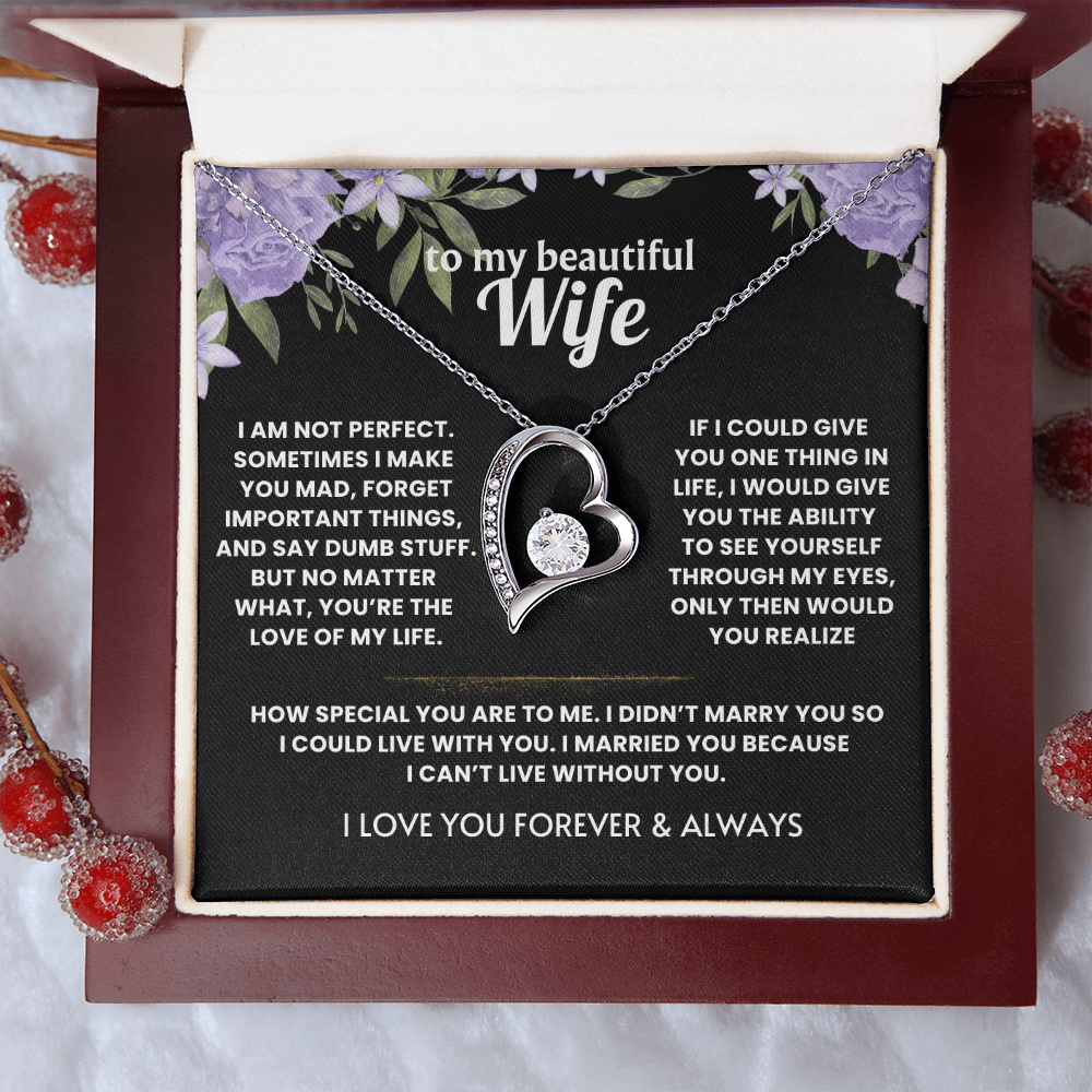 Necklace For My Beautiful Wife - Valentine's Day Special