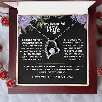 Necklace For My Beautiful Wife - Valentine's Day Special