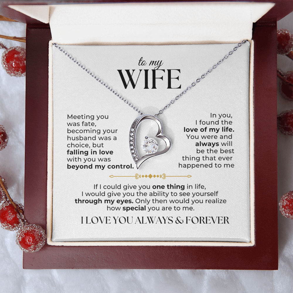 To My Wife Necklace - Love Of My Life