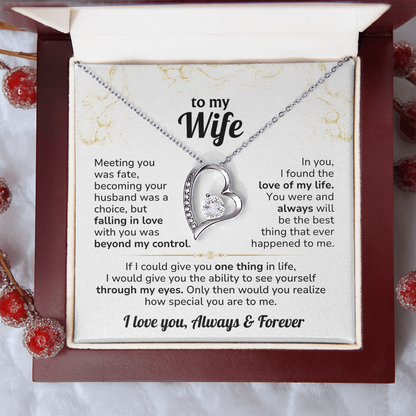 Necklace for Wife - Always and Forever ❤️