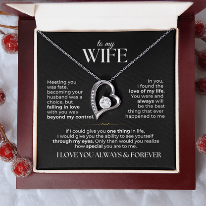 To My Wife - Love Of My Life Necklace