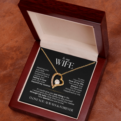 To My Wife - Love Of My Life Necklace