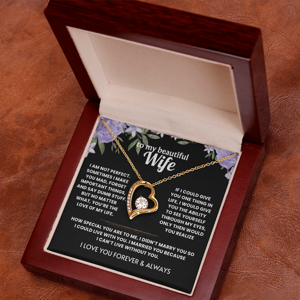 Necklace For My Beautiful Wife - Valentine's Day Special