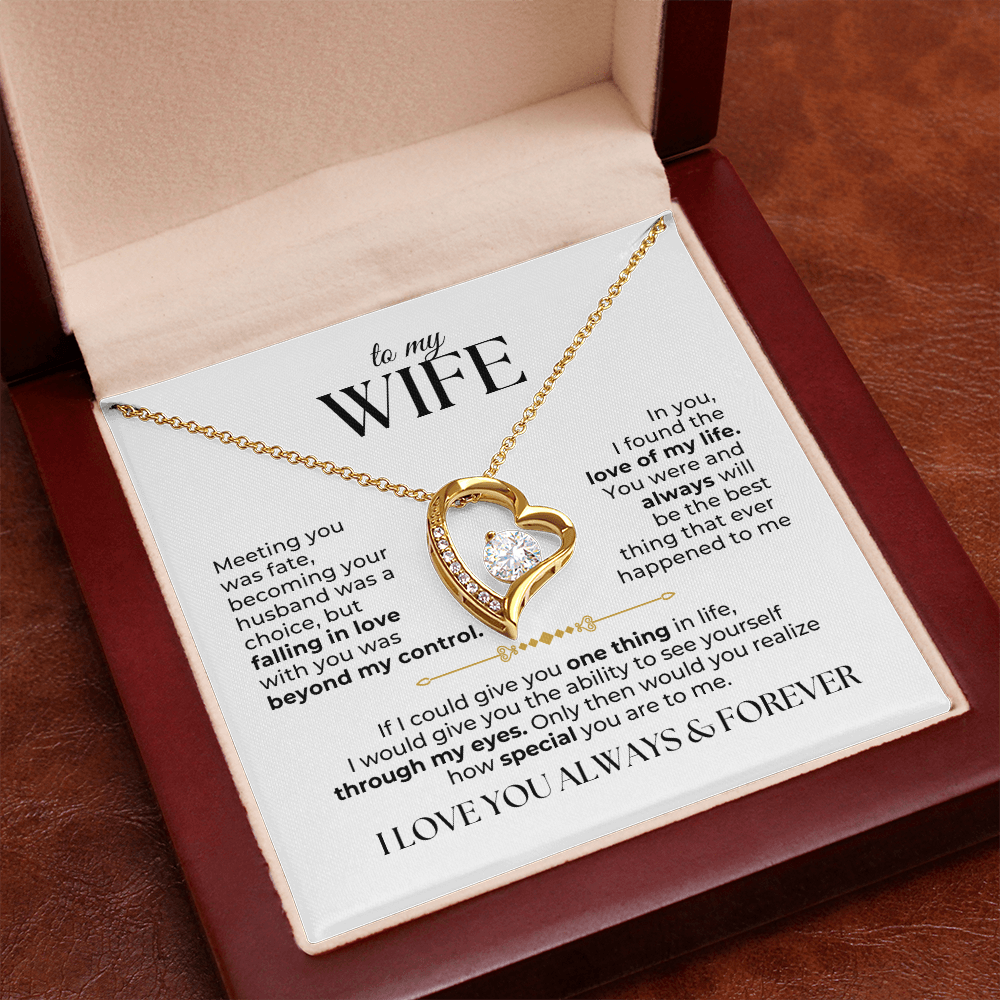 To My Wife Necklace - Love Of My Life