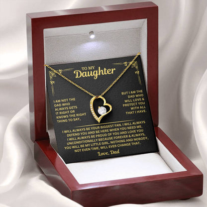 You will always be my little girl - Necklace for Daughter from Dad