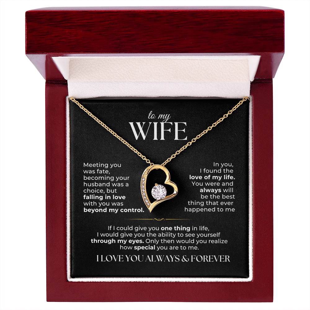 To My Wife - Love Of My Life Necklace
