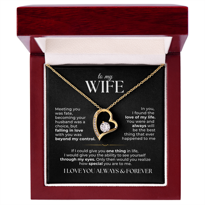To My Wife - Love Of My Life Necklace