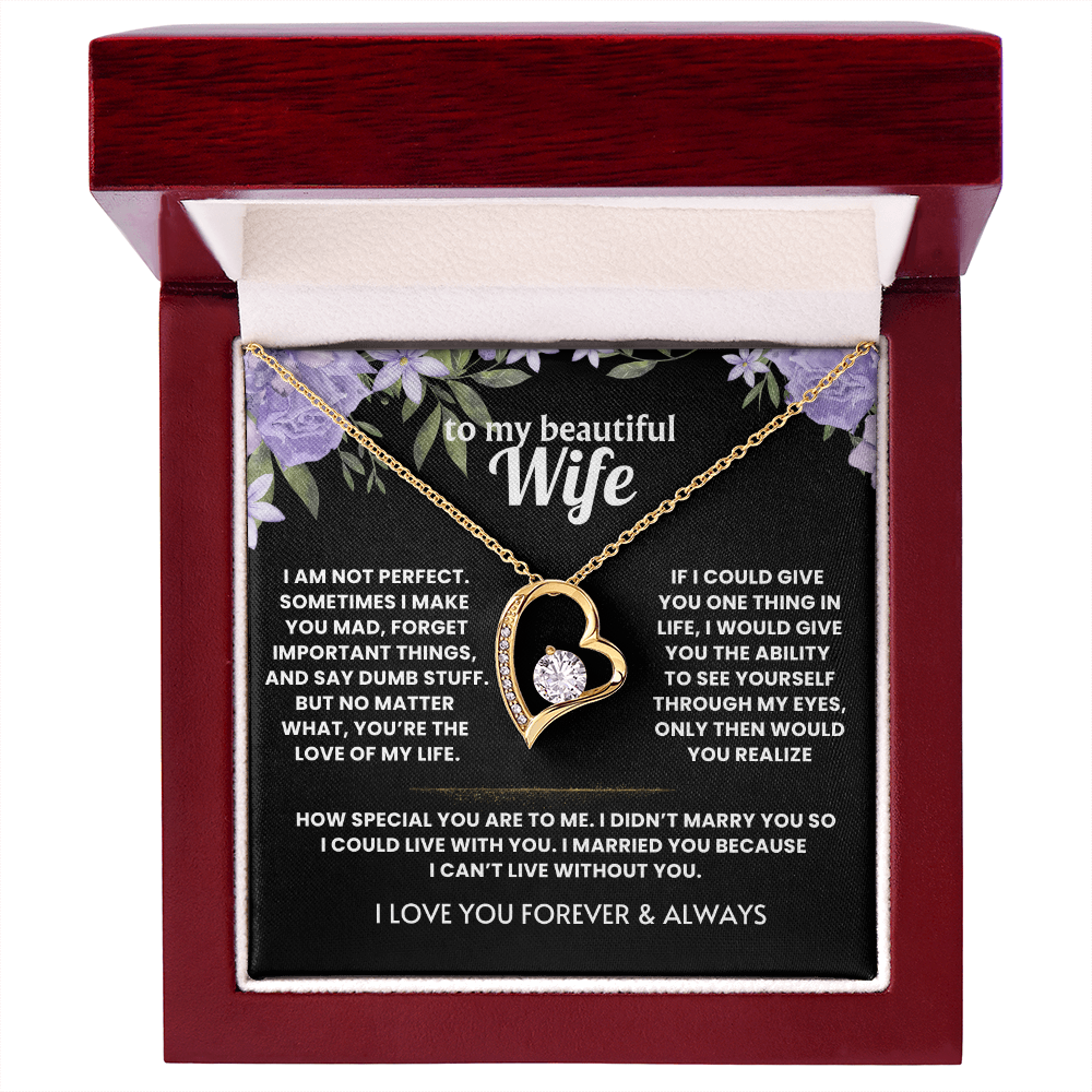 Necklace For My Beautiful Wife - Valentine's Day Special