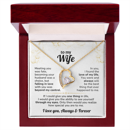 Necklace for Wife - Always and Forever ❤️