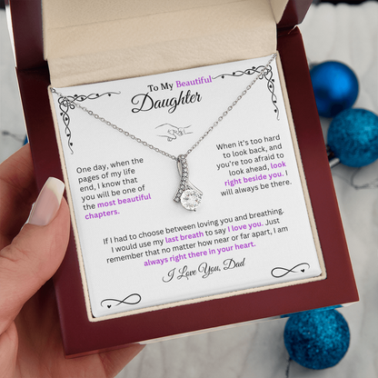 I would use my last breath to say I Love You - Necklace For Daughter