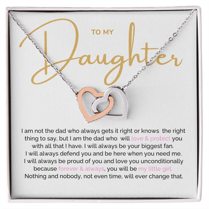 To My Daughter Necklace, Daughter Gift