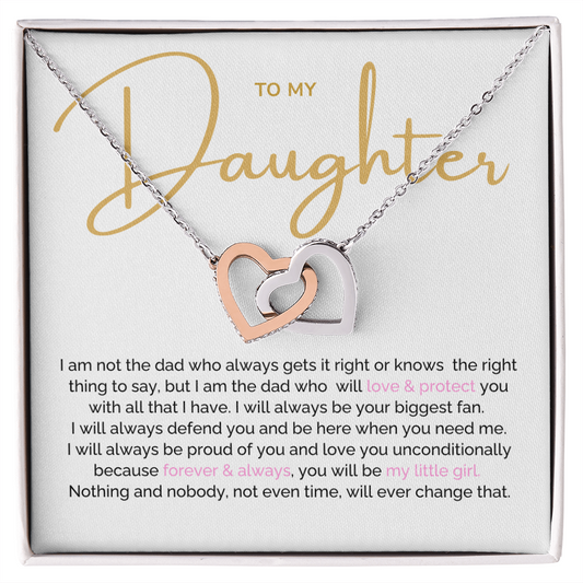 To My Daughter Necklace, Daughter Gift