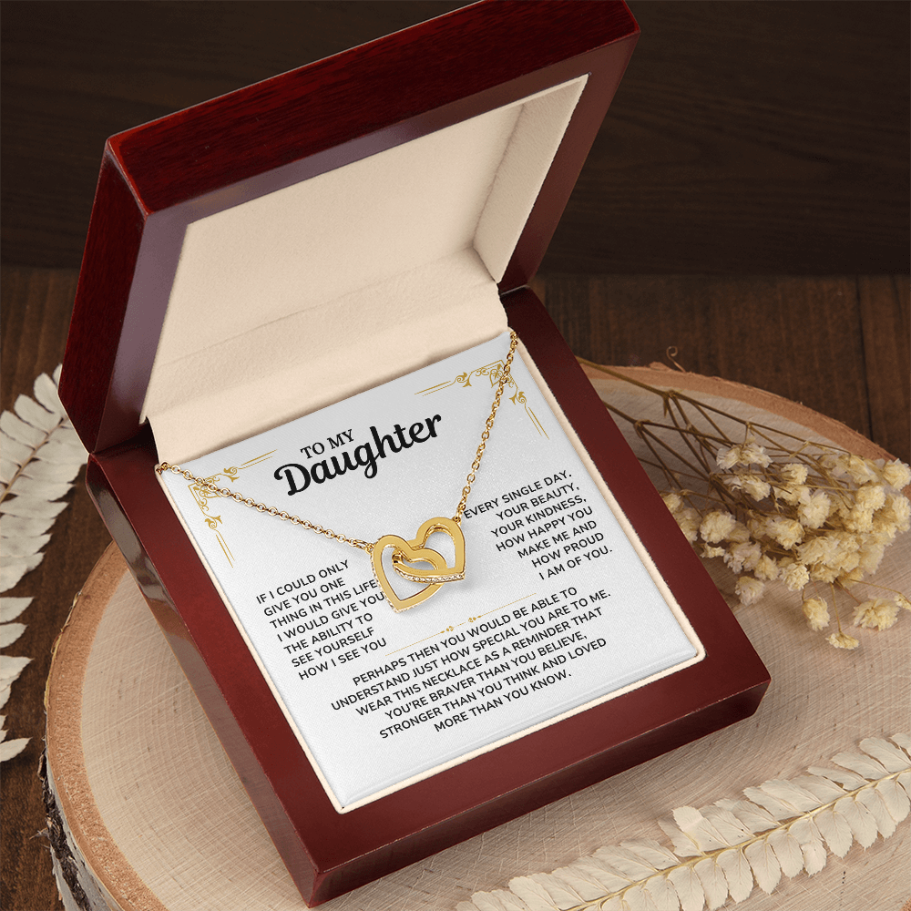 To My Daughter Necklace, Daughter Gift