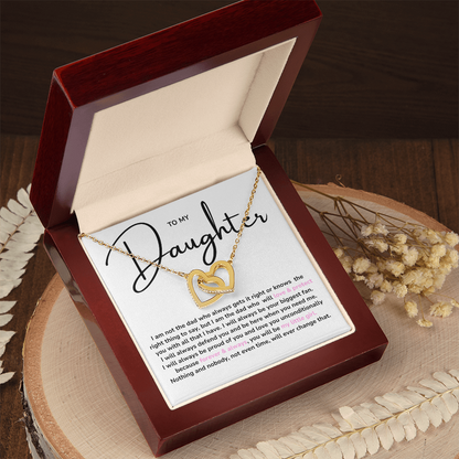 Interlock Heart Necklace for Daughter, from Dad