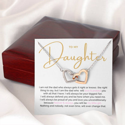 To My Daughter Necklace, Daughter Gift