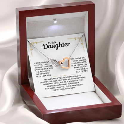 To My Daughter Necklace, Daughter Gift
