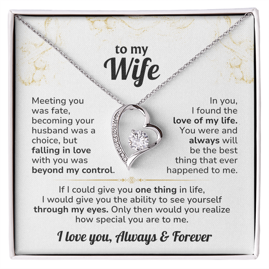 Necklace for Wife - Always and Forever ❤️