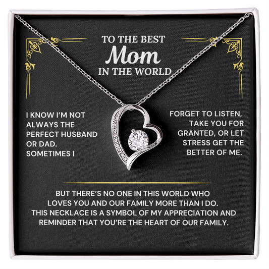 You are the heart of our family - Necklace from Husband To Wife