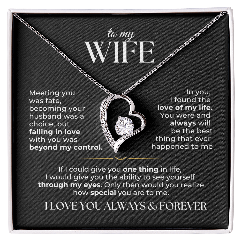 To My Wife - Love Of My Life Necklace