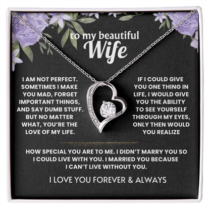 Necklace For My Beautiful Wife - Valentine's Day Special