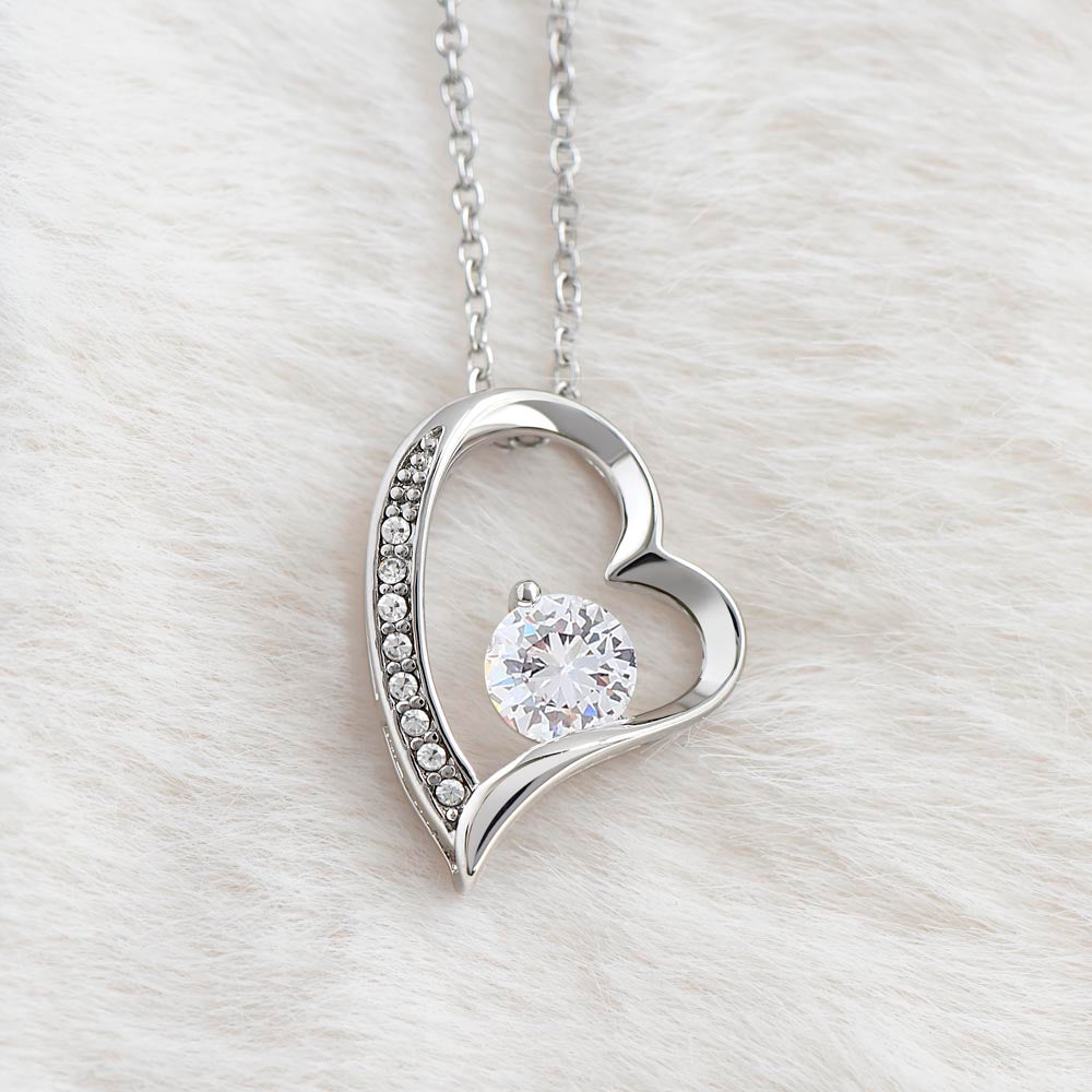 I Love You Mom - To My Mom Heart Necklace