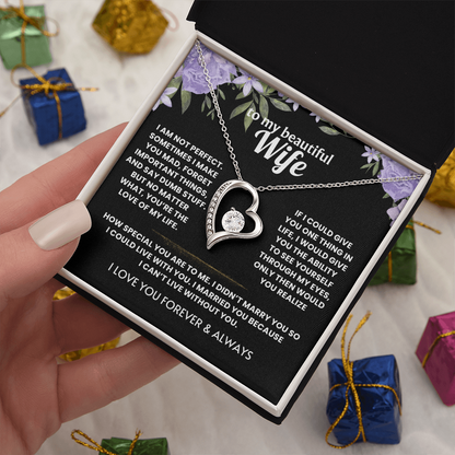 Necklace For My Beautiful Wife - Valentine's Day Special