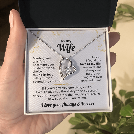 Necklace for Wife - Always and Forever ❤️
