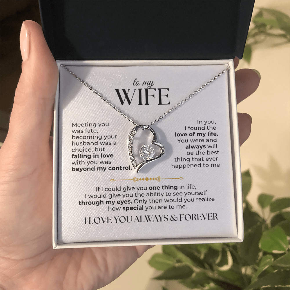 To My Wife Necklace - Love Of My Life