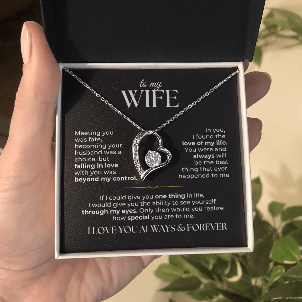 To My Wife - Love Of My Life Necklace