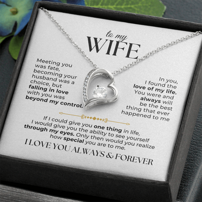 To My Wife Necklace - Love Of My Life