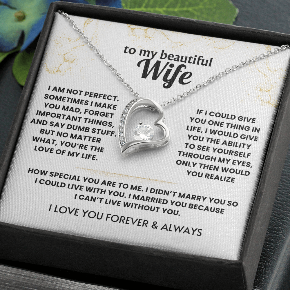 Forever Love Necklace For Wife - Meeting you was fate