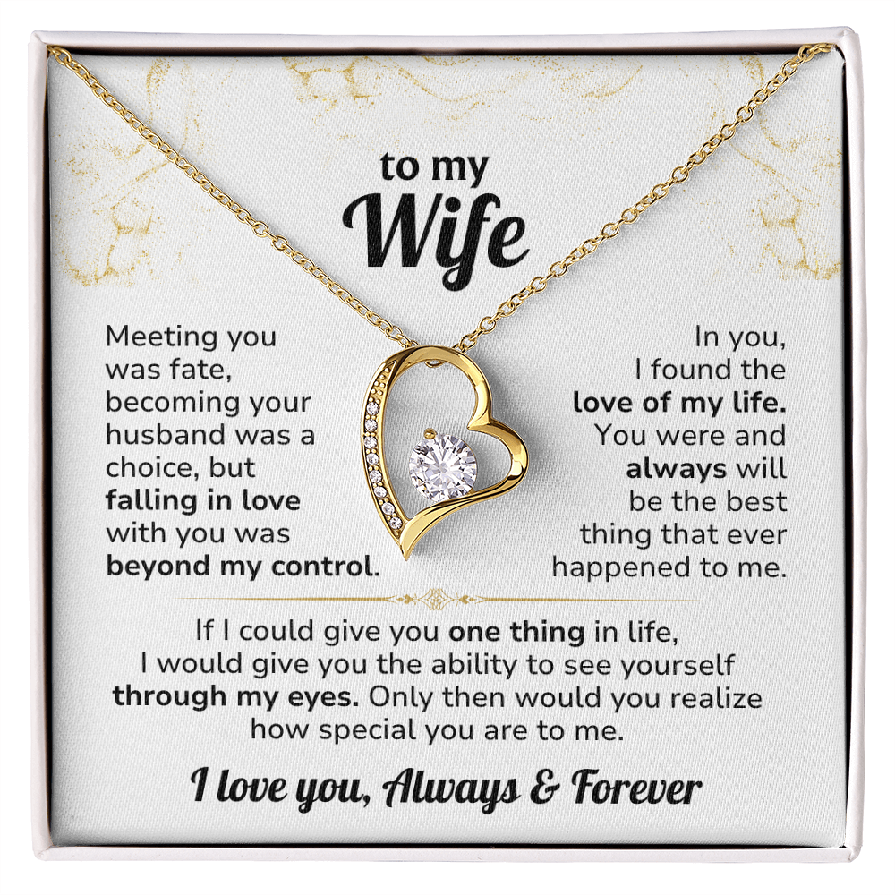 Necklace for Wife - Always and Forever ❤️