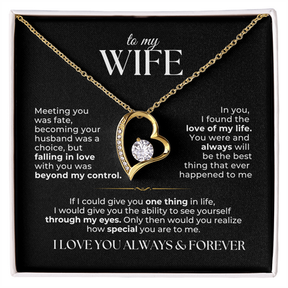 To My Wife - Love Of My Life Necklace
