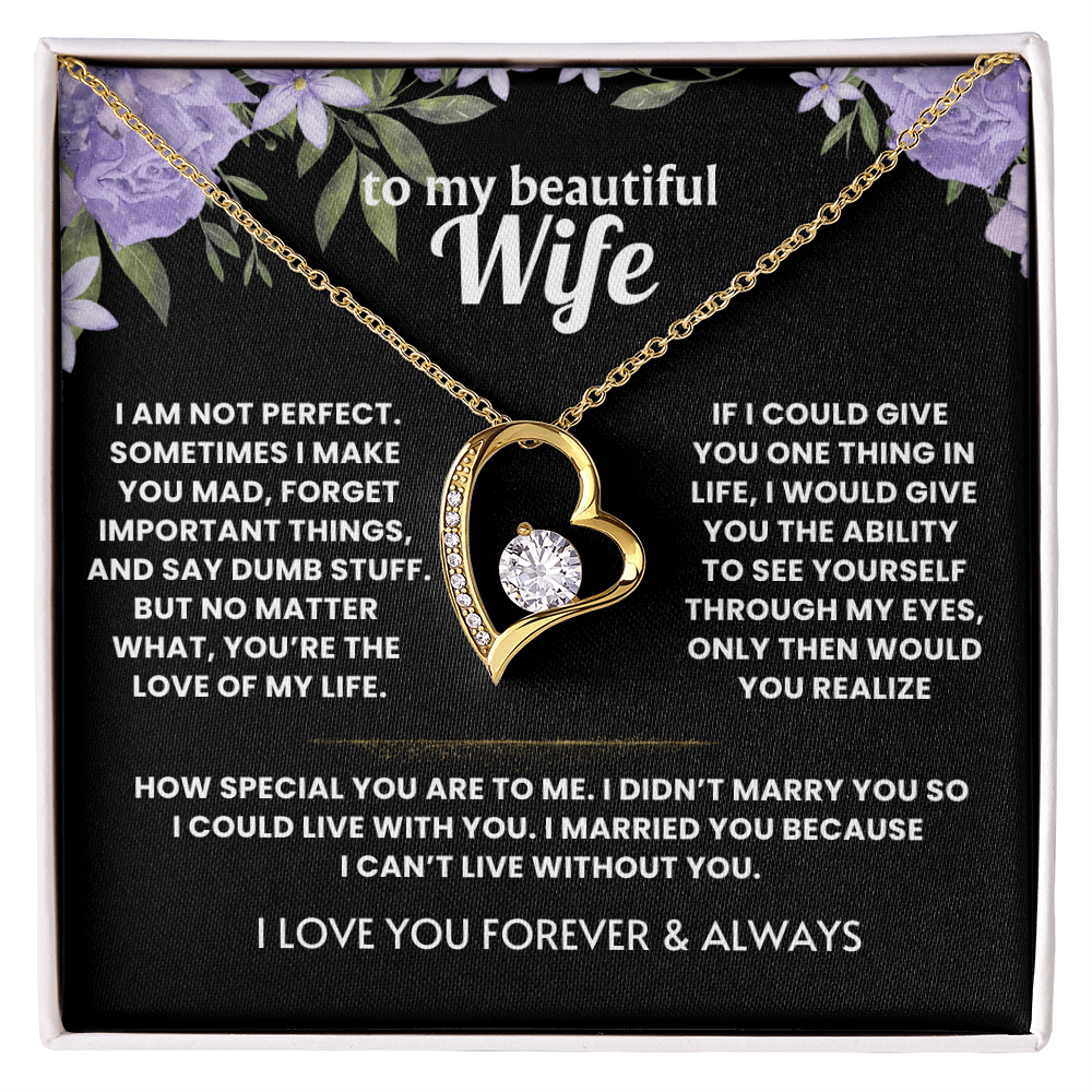 Necklace For My Beautiful Wife - Valentine's Day Special