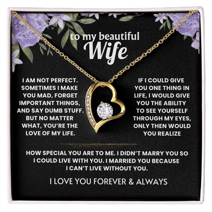 Necklace For My Beautiful Wife - Valentine's Day Special