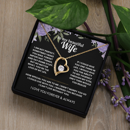 Necklace For My Beautiful Wife - Valentine's Day Special