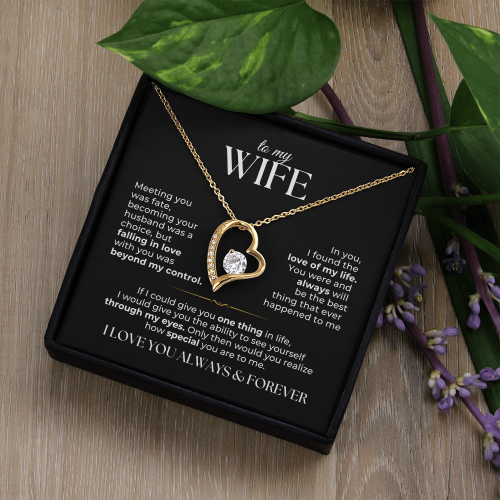 To My Wife - Love Of My Life Necklace