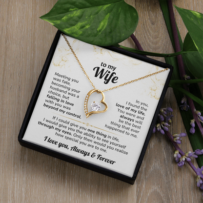 Necklace for Wife - Always and Forever ❤️