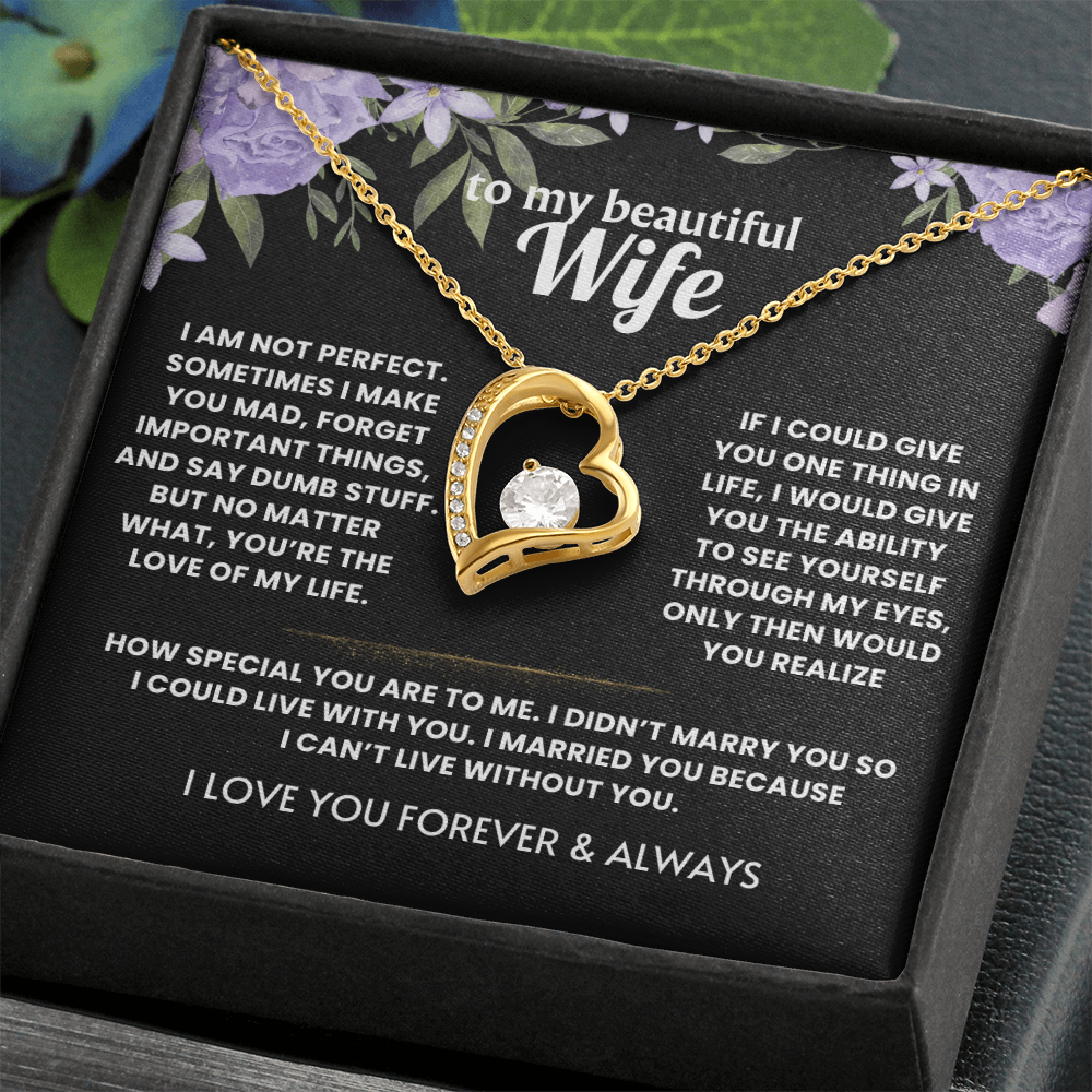 Necklace For My Beautiful Wife - Valentine's Day Special