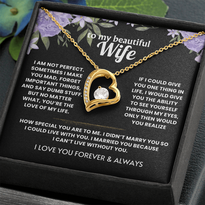 Necklace For My Beautiful Wife - Valentine's Day Special