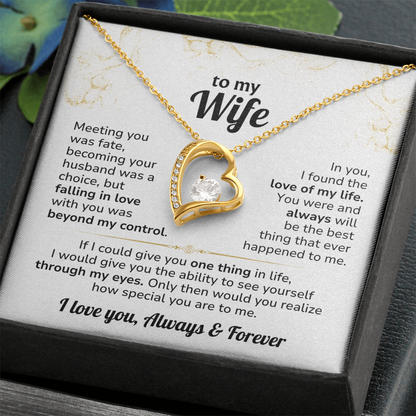 Necklace for Wife - Always and Forever ❤️