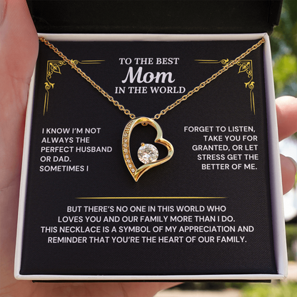 You are the heart of our family - Necklace from Husband To Wife